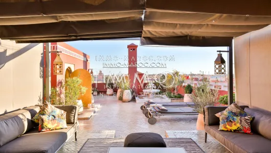 appartement de luxe a vendre marrakech, avec terrasse privée