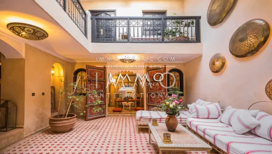 riad vente Marocain épuré Marrakech