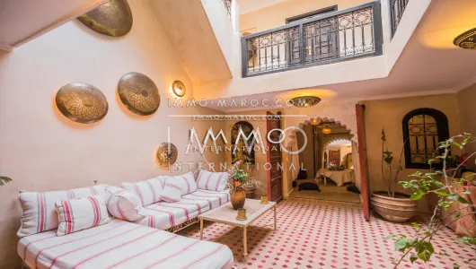 achat riad Marocain épuré Marrakech