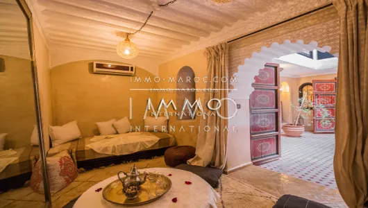 achat riad Marocain épuré Marrakech