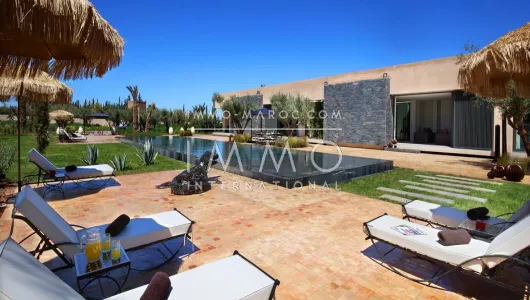 Villa à louer voiture Marrakech Extérieur Route Sidi Abdellah Ghiat
