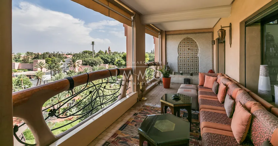 Triplex de 3 chambres à l'hivernage avec terrasse magnifique terrasse privée de 100m²