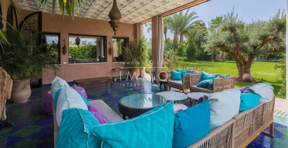Maison de charme a vendre golf amelkis marrakech