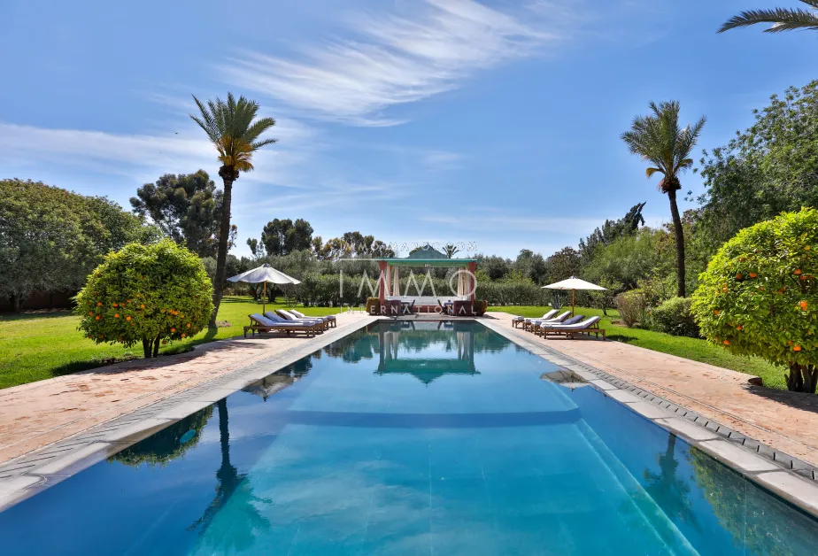 Demeure de prestige au cœur de la palmeraie  marrakech 