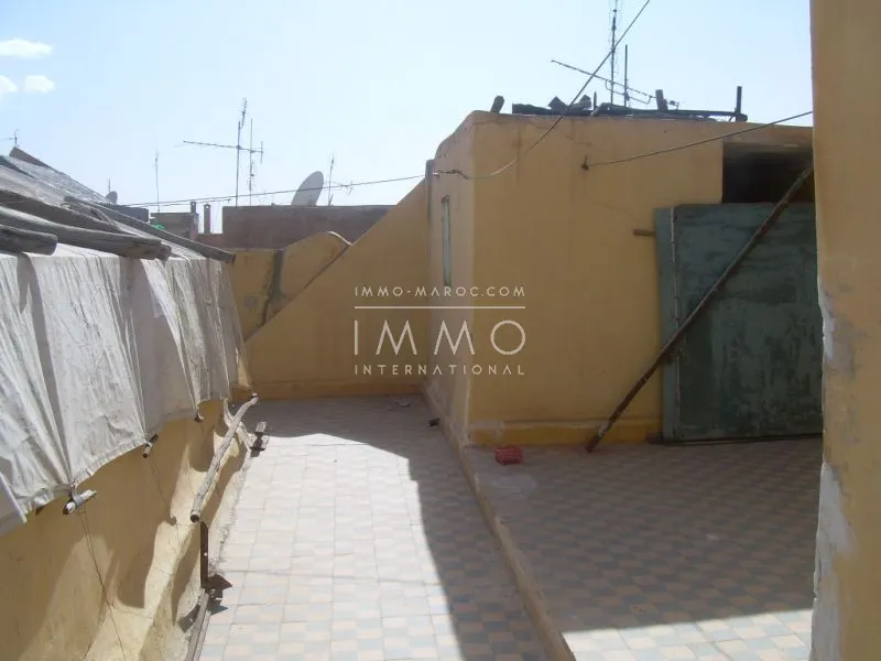 Riad à rénover au quartier sidi boummar marrakech - médina