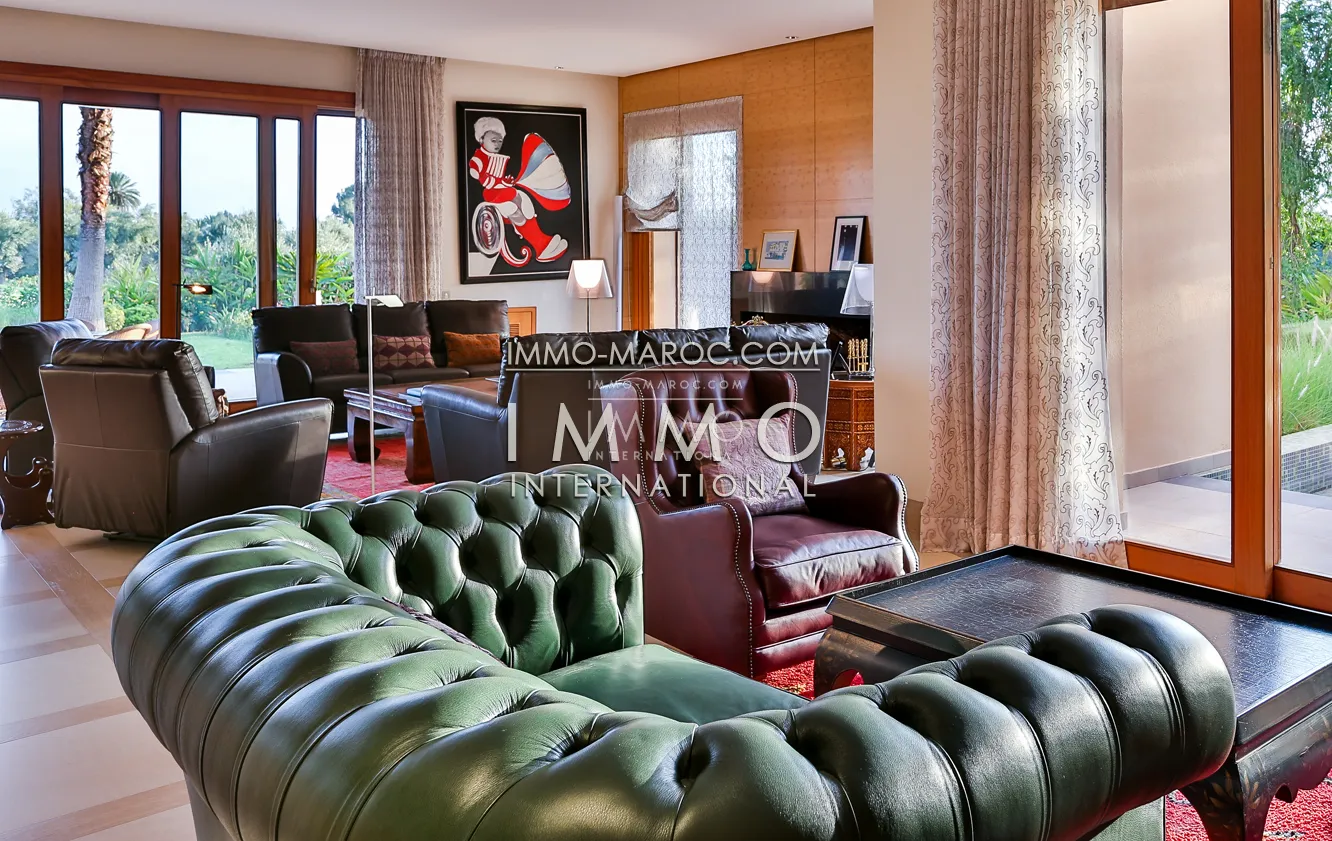 Luxueuse villa moderne sur golf