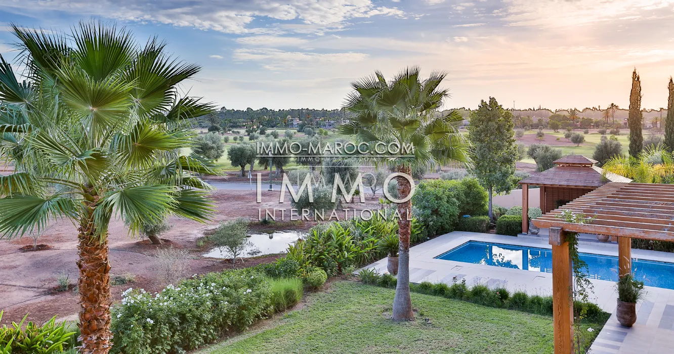 Luxueuse villa moderne sur golf