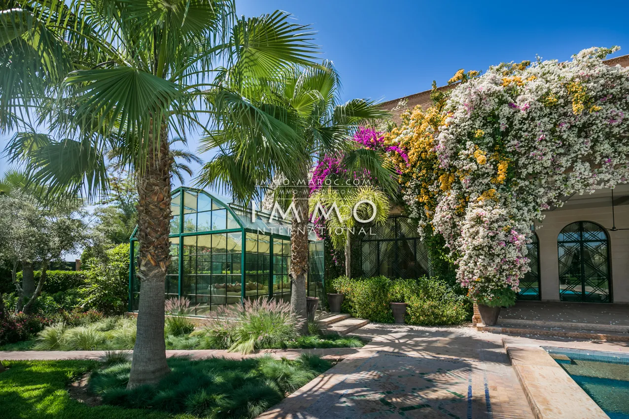 Villa prestige marrakech proche des golfs .