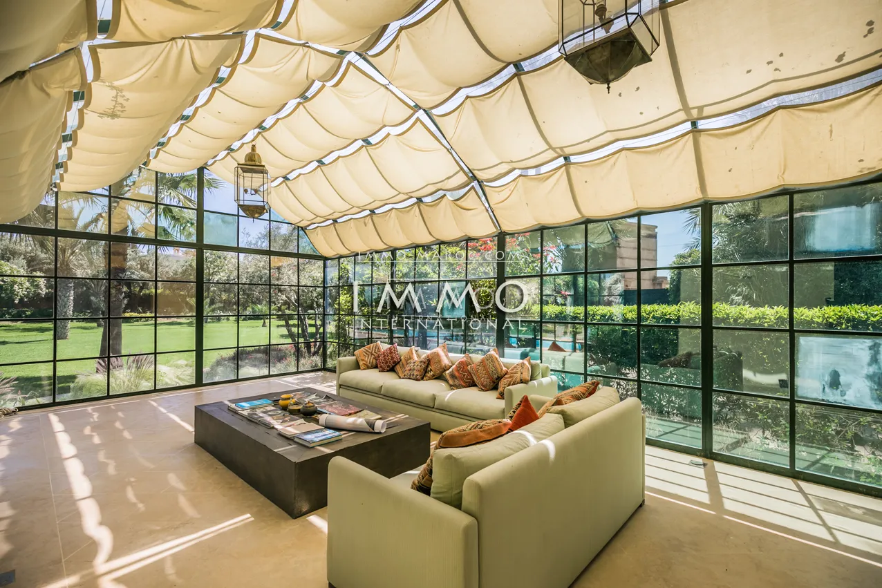 Villa prestige marrakech proche des golfs .