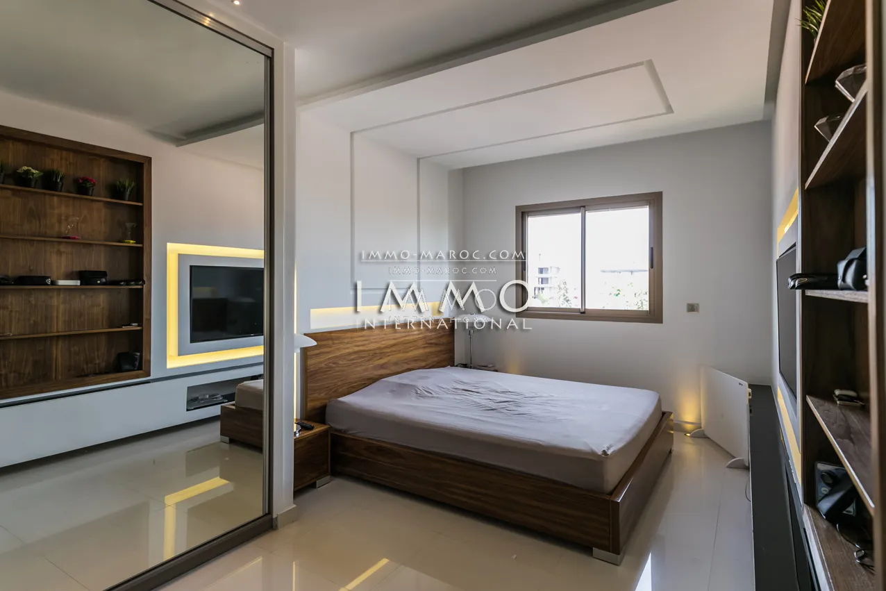 Appartement a vendre avec finition exceptionnelle à hivernage vendu meublé