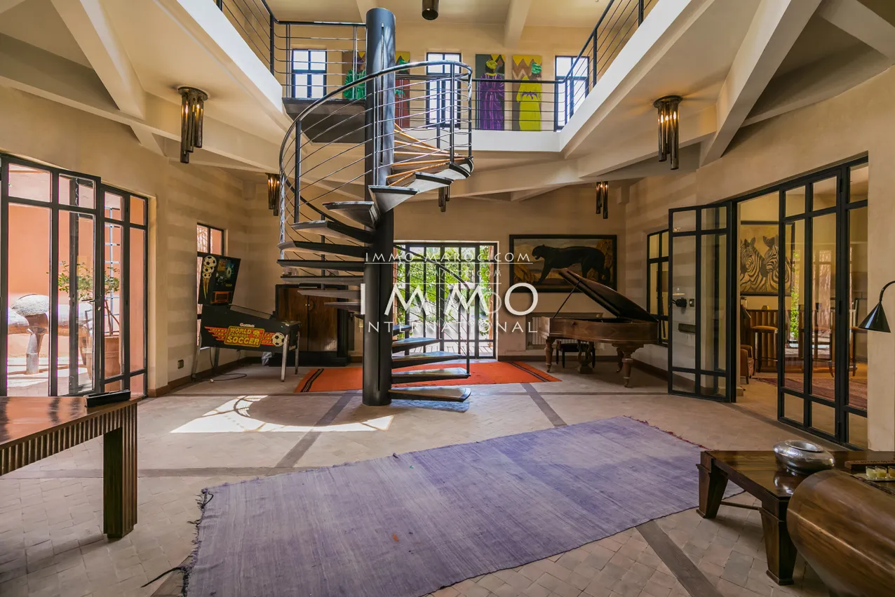 Tres belle villa a vendre a bab atlas palmeraie