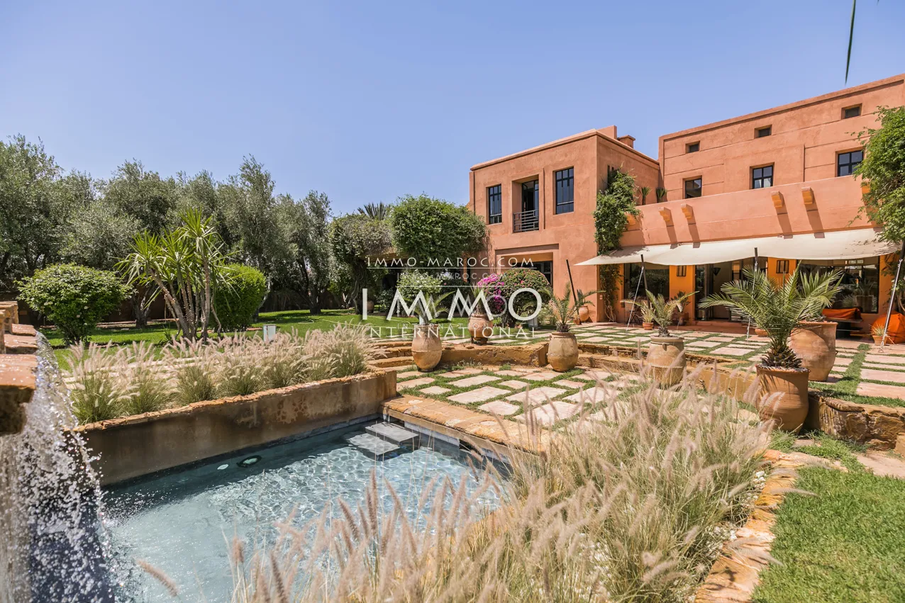 Tres belle villa a vendre a bab atlas palmeraie