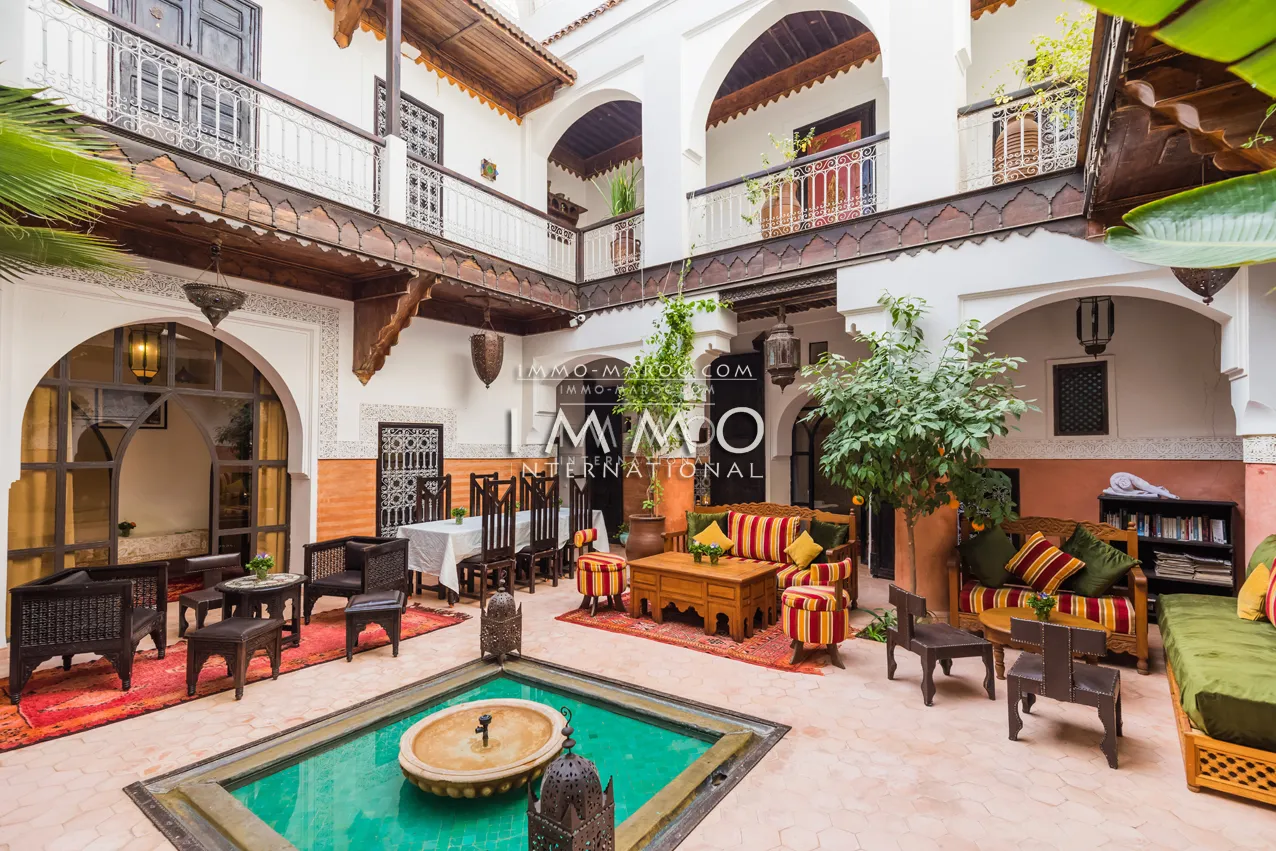 Riad maison d’hôtes a vendre a marrakech