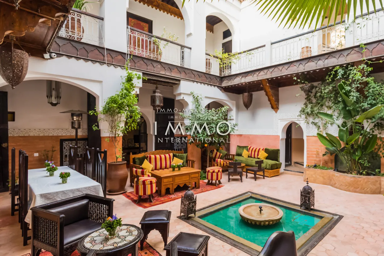 Riad maison d’hôtes a vendre a marrakech