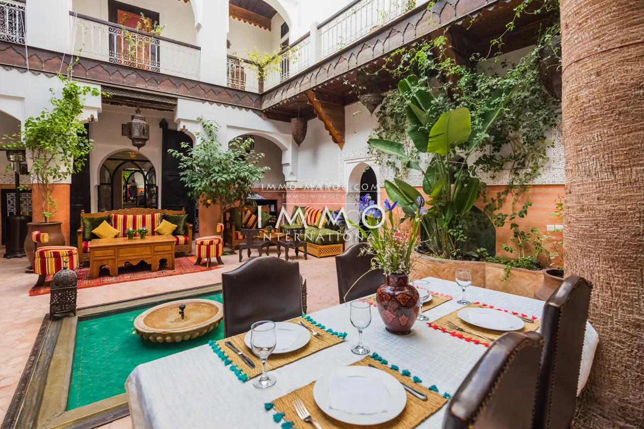 Riad maison d’hôtes a vendre a marrakech