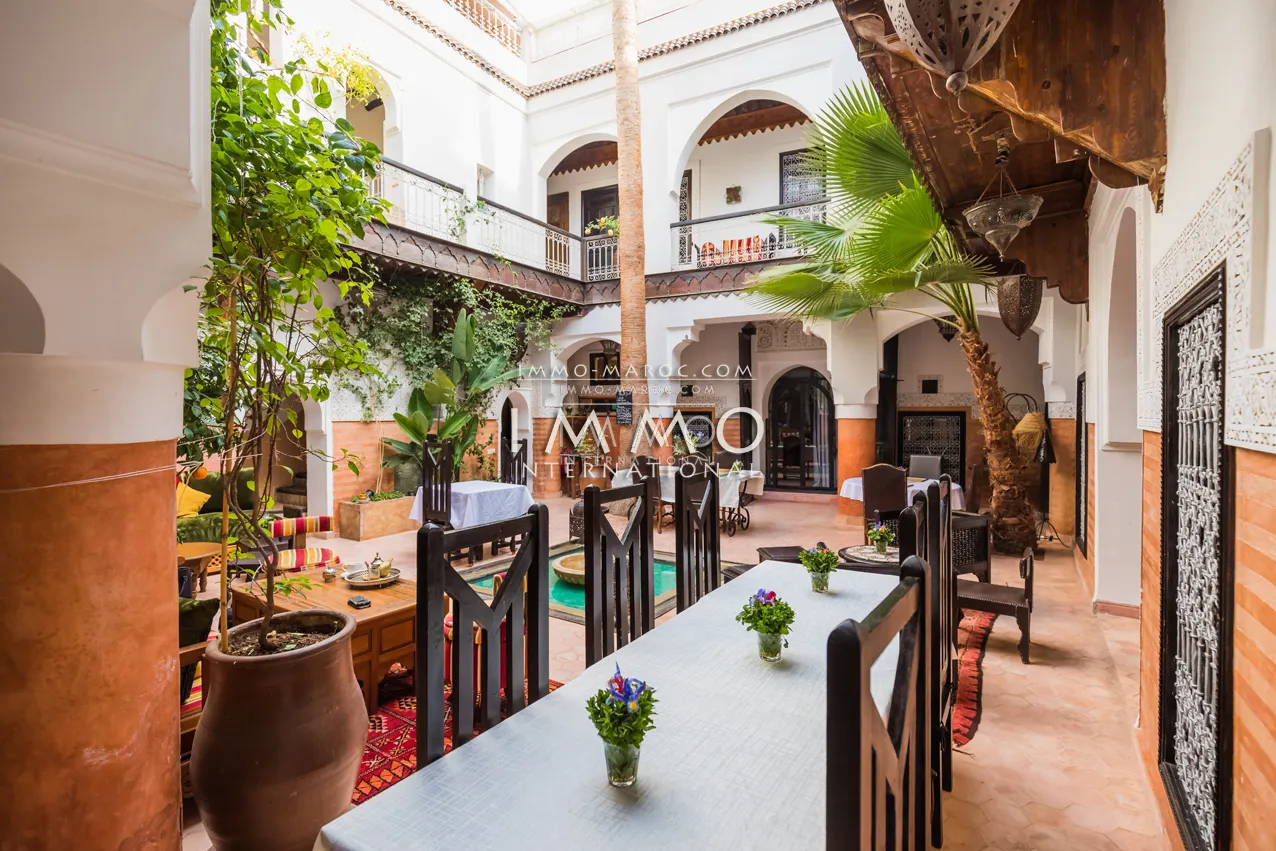 Riad maison d’hôtes a vendre a marrakech