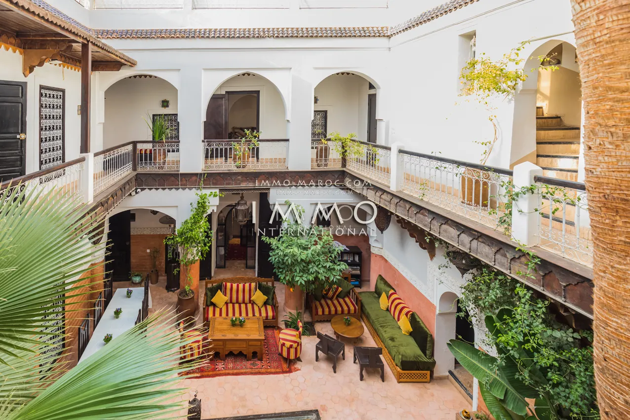 Riad maison d’hôtes a vendre a marrakech