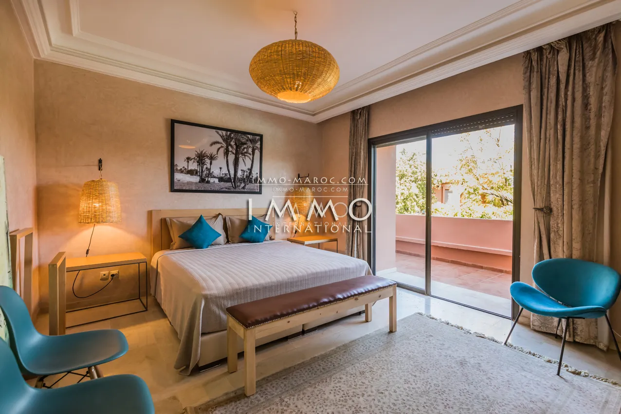 Appartement de trois chambres a vendre dans une résidence avec piscine marrakech