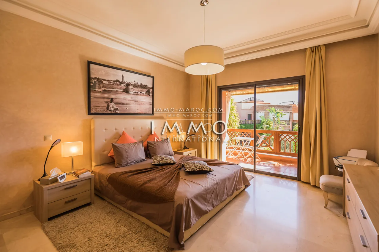 Appartement de trois chambres a vendre dans une résidence avec piscine marrakech