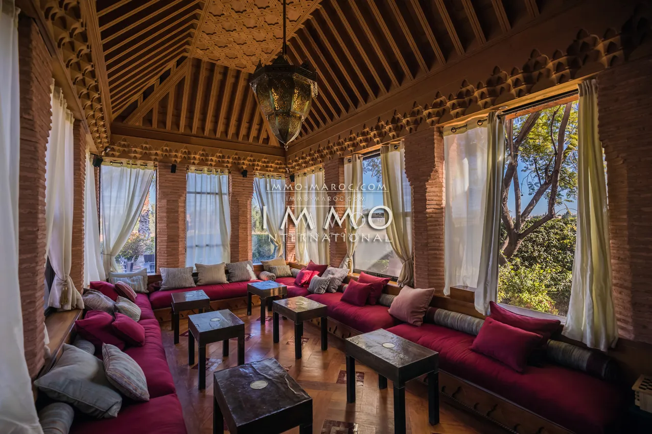 Superbe villa a vendre première ligne de golf amelkis marrakech 