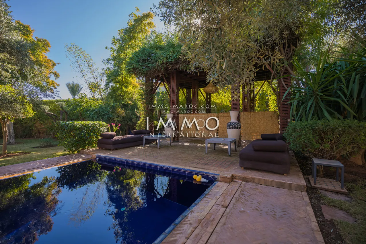 Superbe villa a vendre première ligne de golf amelkis marrakech 