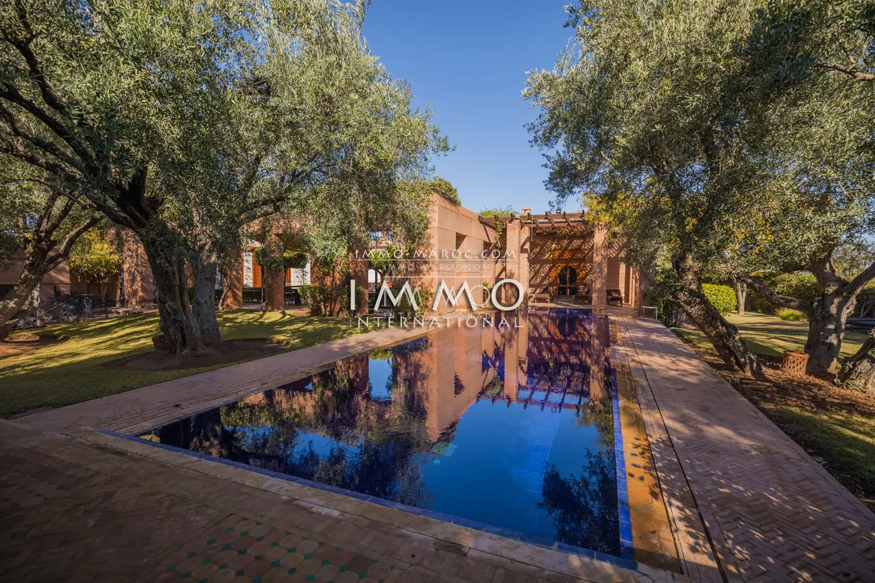 Superbe villa a vendre première ligne de golf amelkis marrakech 