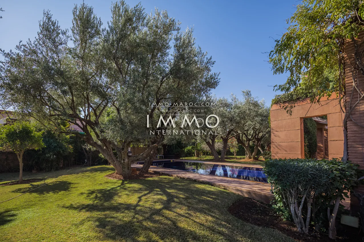 Superbe villa a vendre première ligne de golf amelkis marrakech 