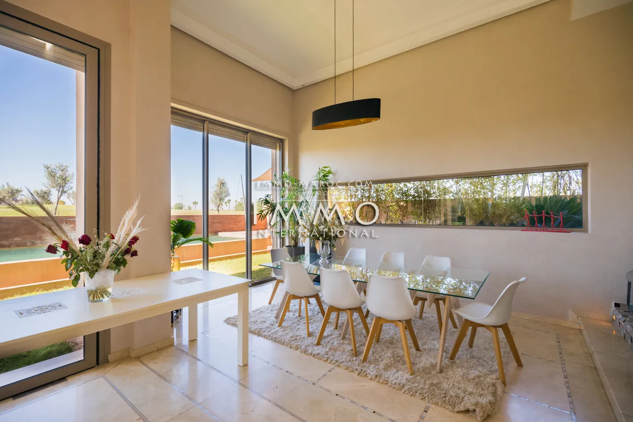Maison à vendre front de golf marrakech