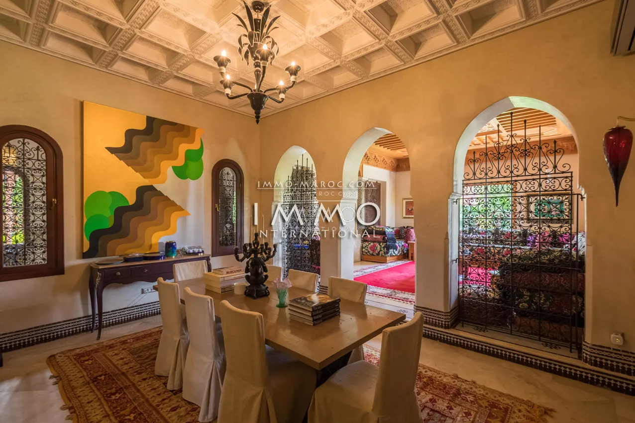 Maison de charme a vendre golf amelkis marrakech