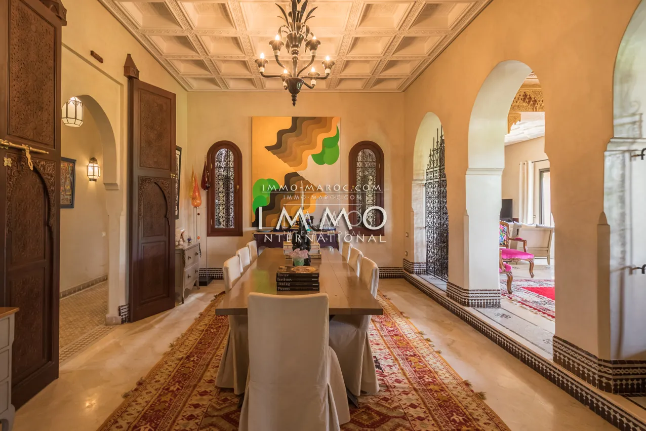 Maison de charme a vendre golf amelkis marrakech