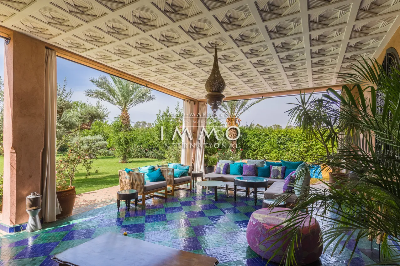 Maison de charme a vendre golf amelkis marrakech