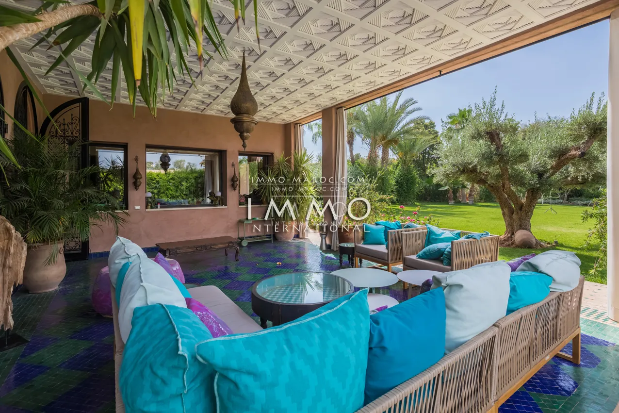 Maison de charme a vendre golf amelkis marrakech