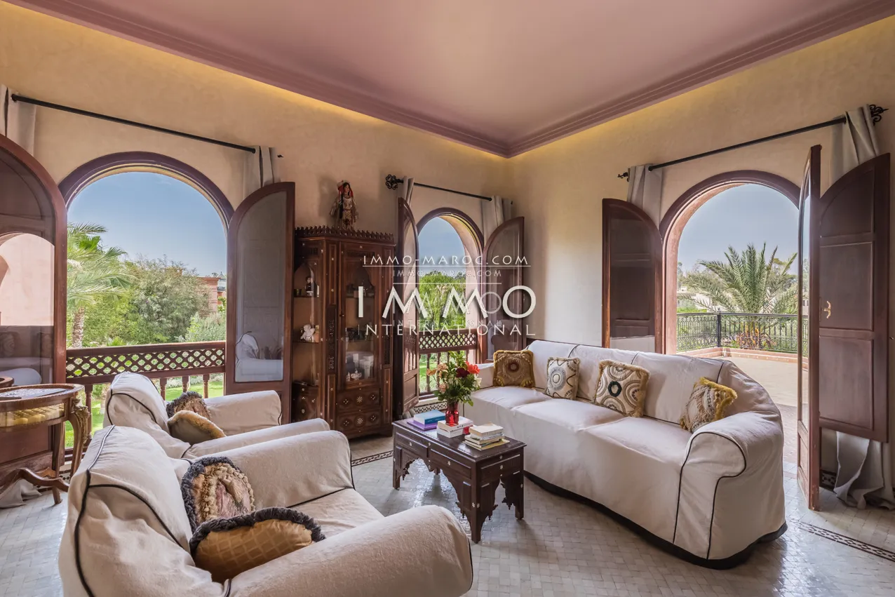 Maison de charme a vendre golf amelkis marrakech