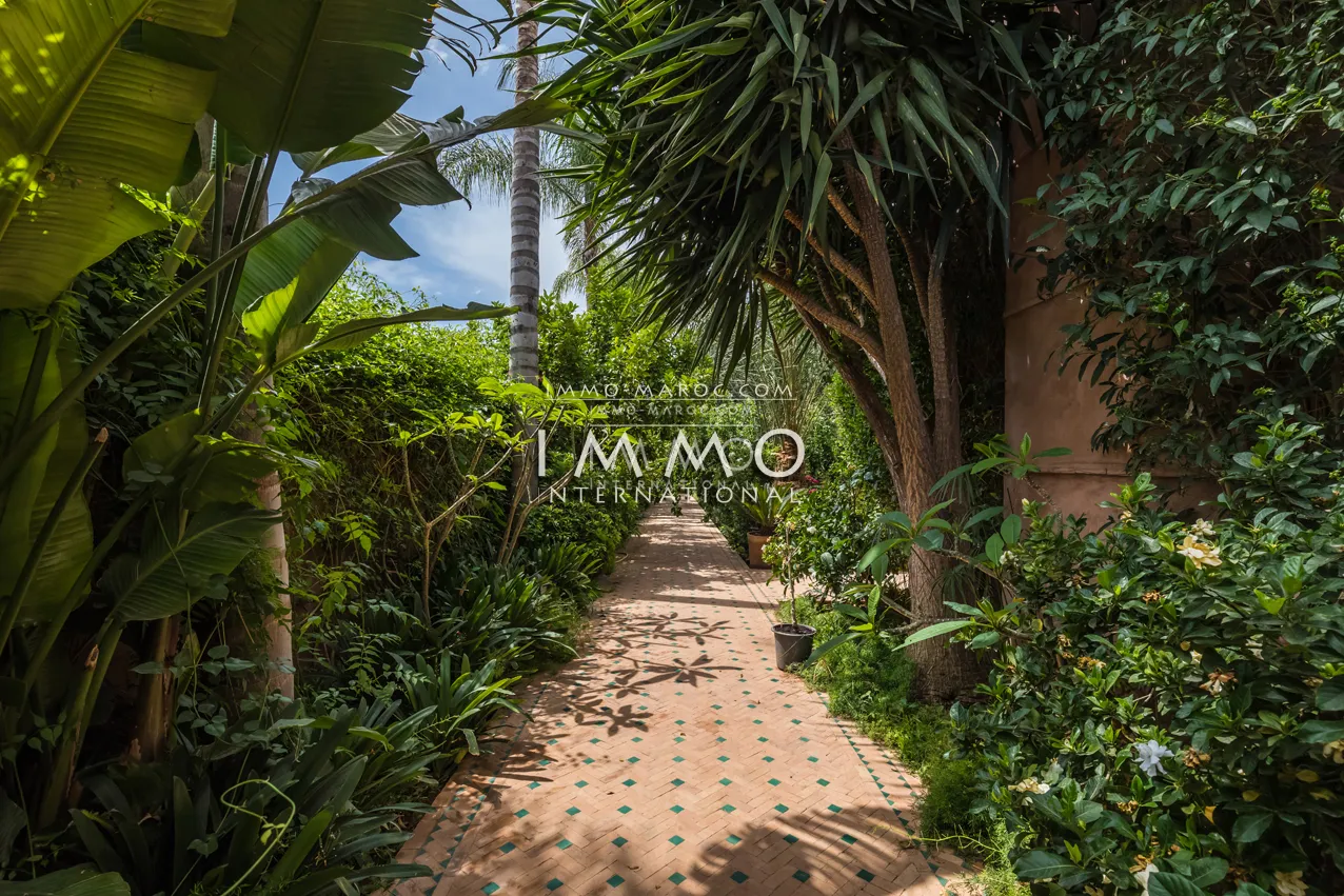 Maison de charme a vendre golf amelkis marrakech