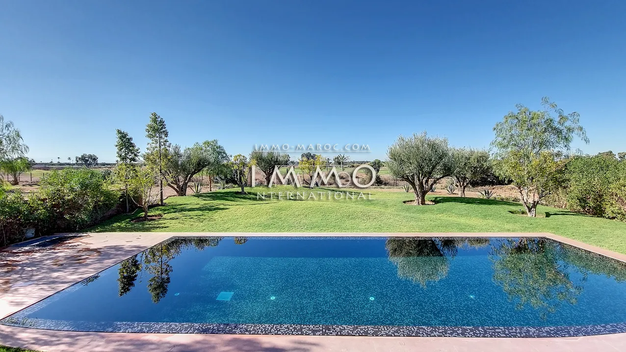 Villa contemporaine sur golf marrakech a vendre