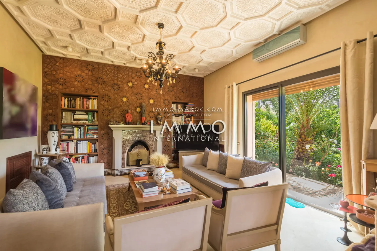 Maison de charme a vendre golf amelkis marrakech