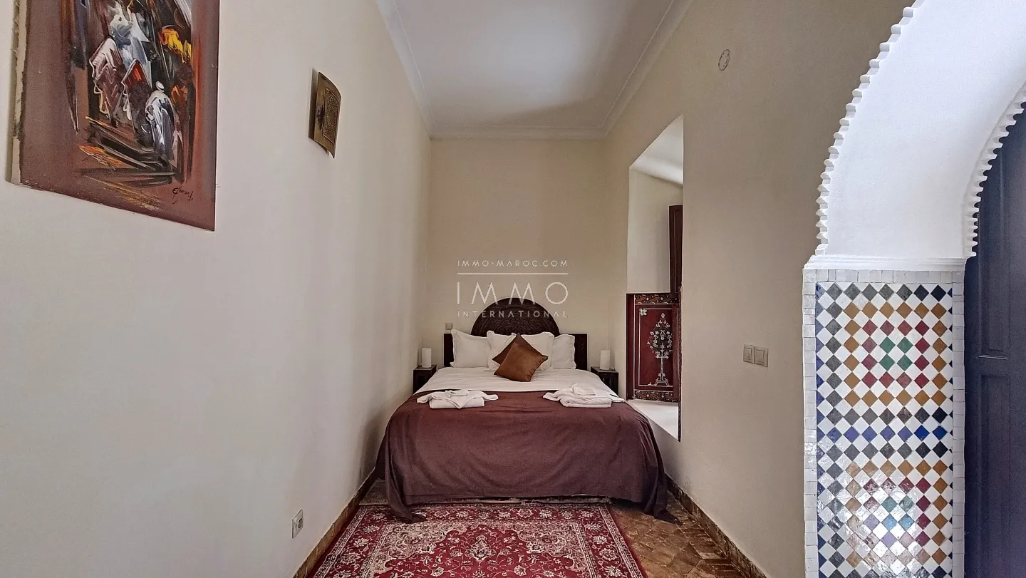 Riad rénové marocain épuré marrakech