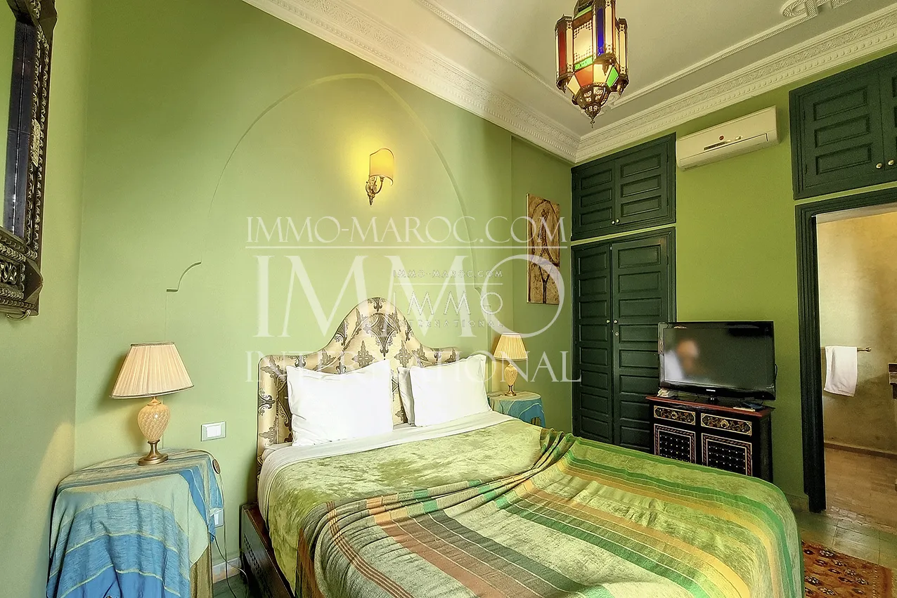 Riad en exploitation maison d’hôtes à vendre à deux minutes à pieds de la place jemaa el fna