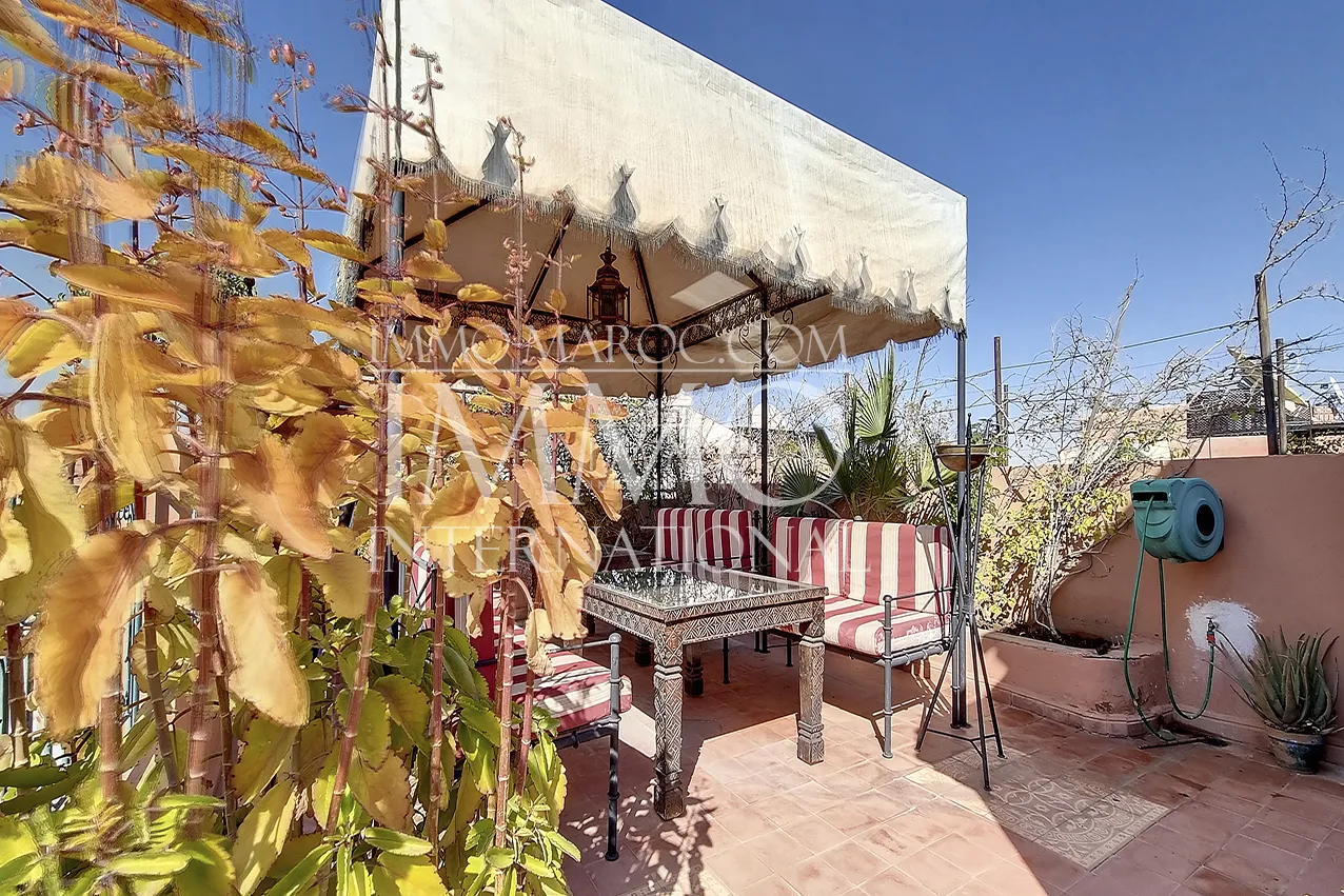 Riad en exploitation maison d’hôtes à vendre à deux minutes à pieds de la place jemaa el fna