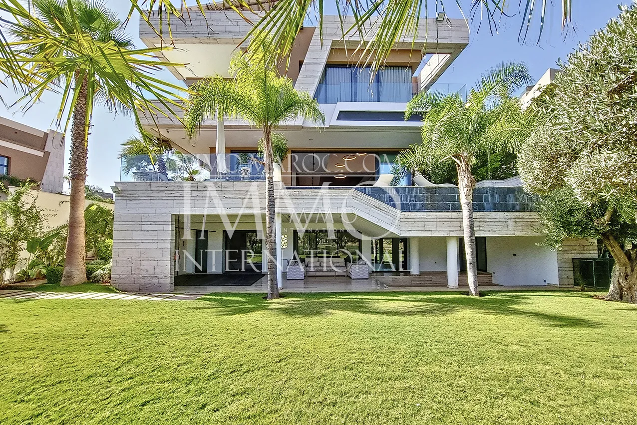 Superbe villa a vendre en première ligne de golf marrakech