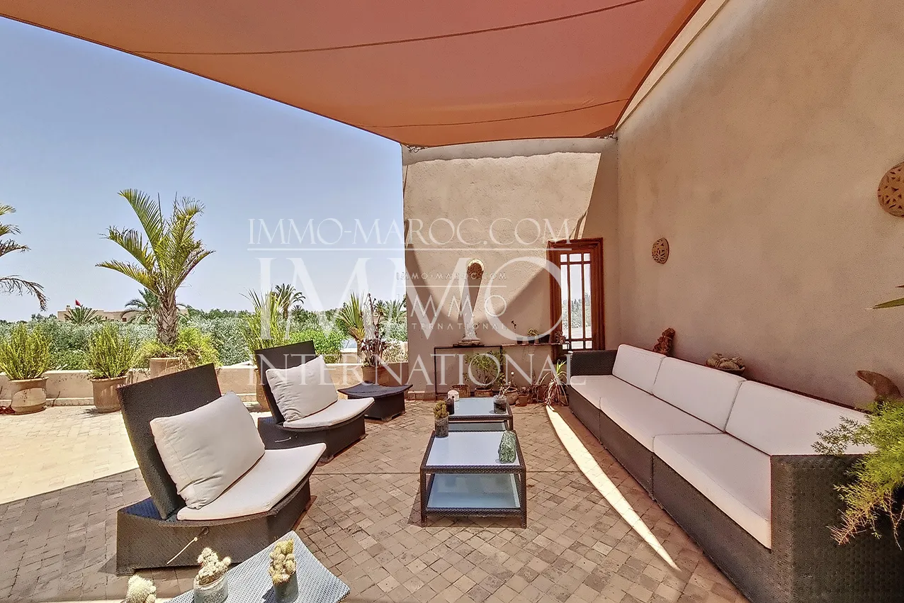 Villa d'architecture marocaine a vendre  dans une domaine privé marrakech