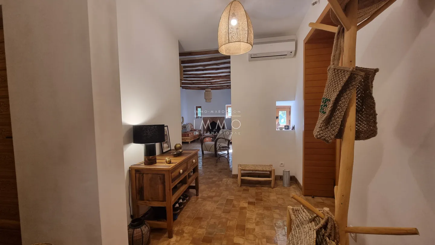 Au pied de la vallée de l'ourika maison  beldi  chic à vendre à marrakech