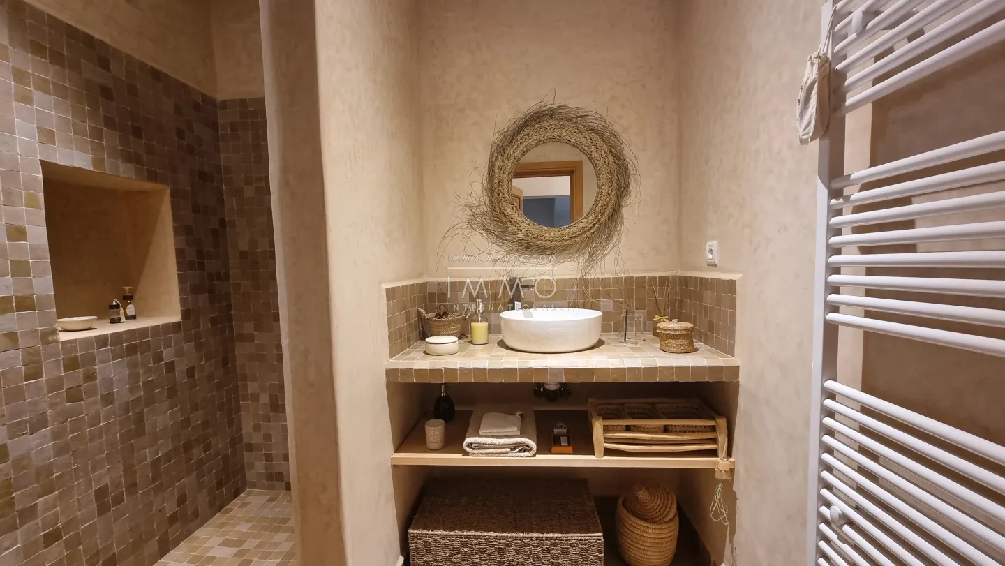 Au pied de la vallée de l'ourika maison  beldi  chic à vendre à marrakech