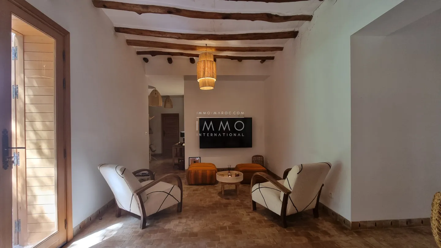 Au pied de la vallée de l'ourika maison  beldi  chic à vendre à marrakech