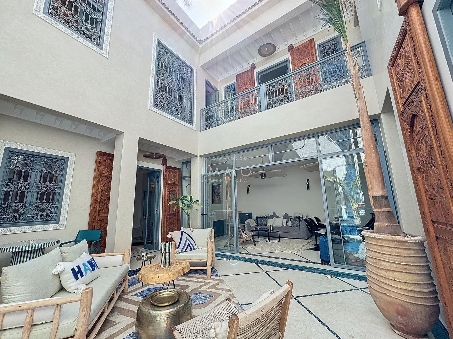 À vendre : magnifique riad de charme au cœur du quartier mouassine marrakech
