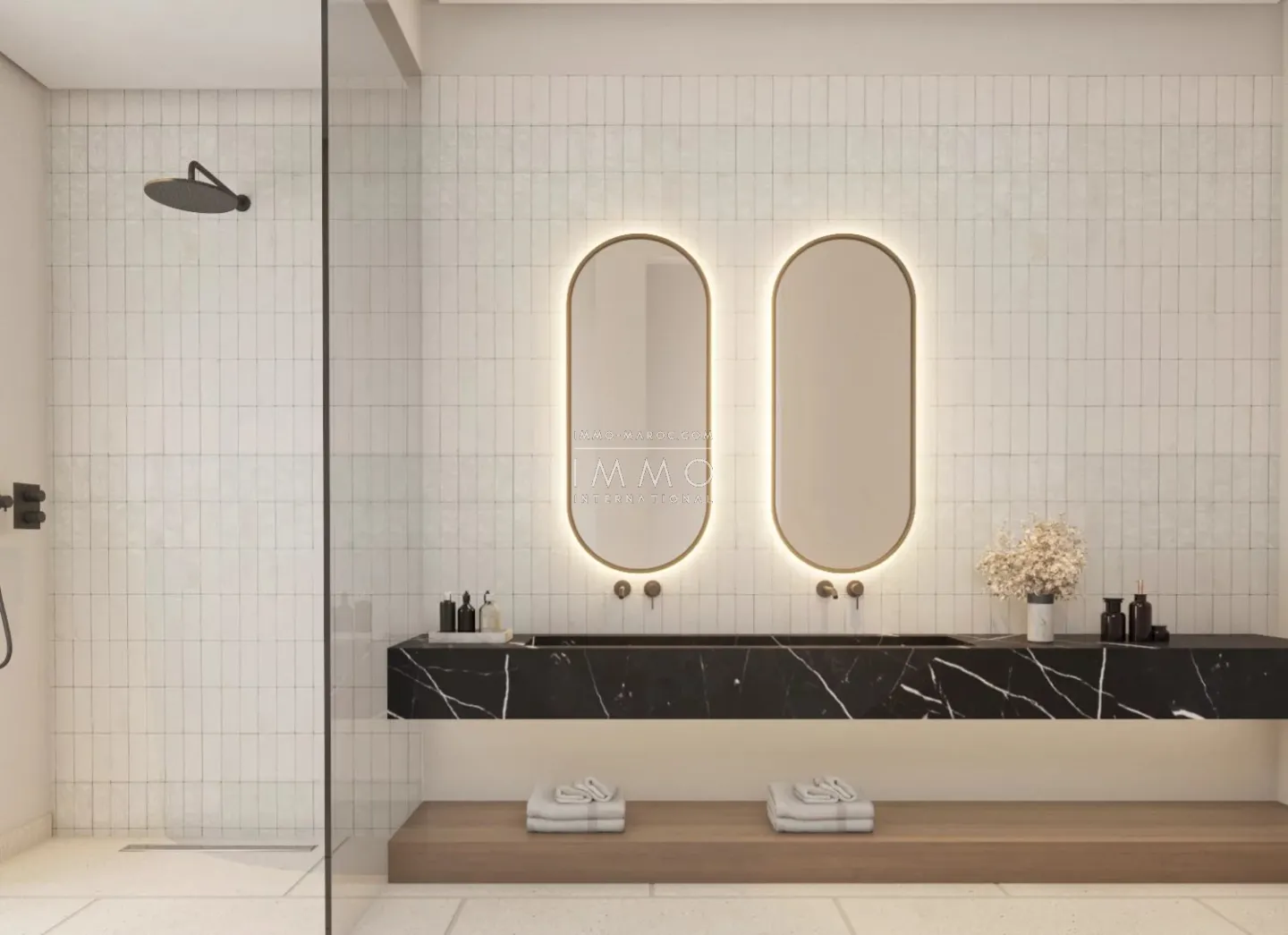 Villa d'architecte a vendre de plain-pied sur 2400m2 de terrain.marrakech