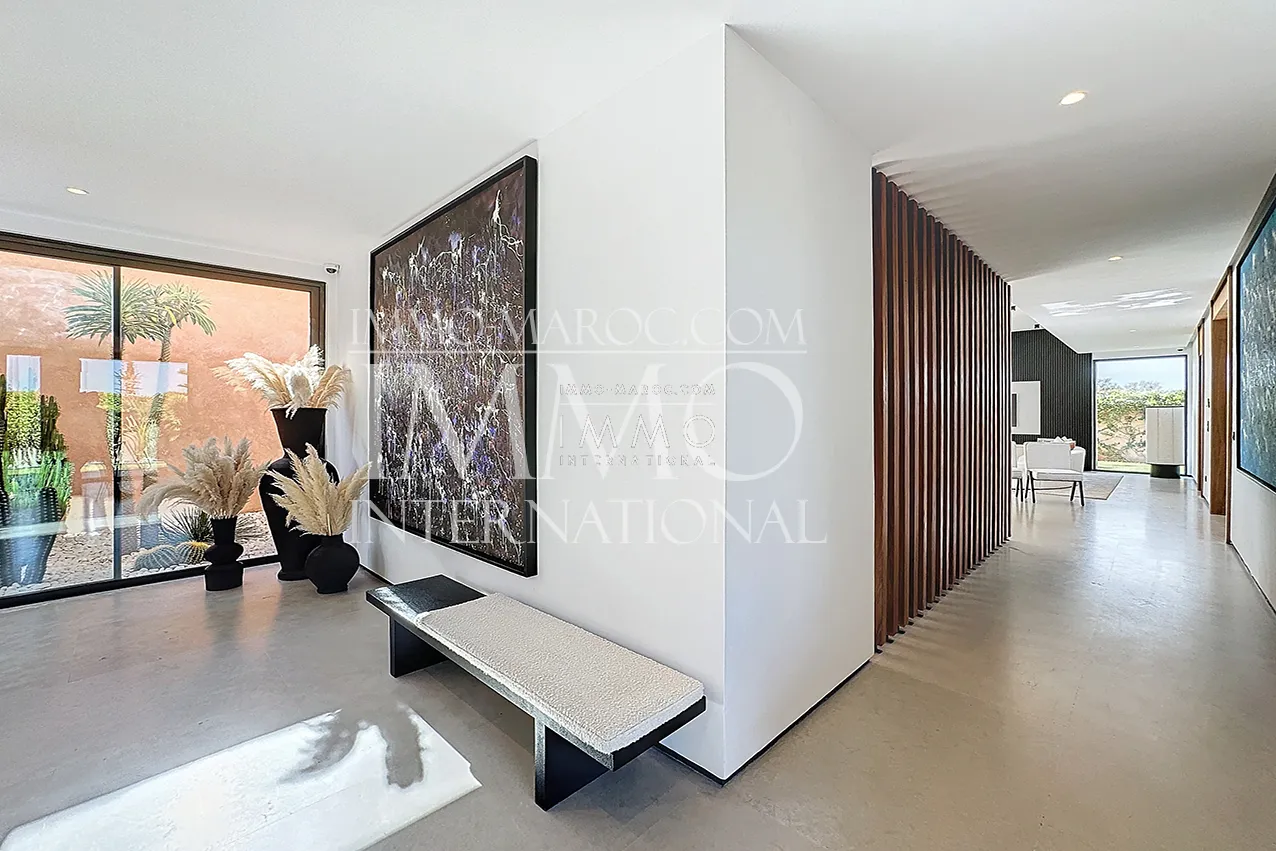 Villa contemporain a vendre en construction route ourika marrakech