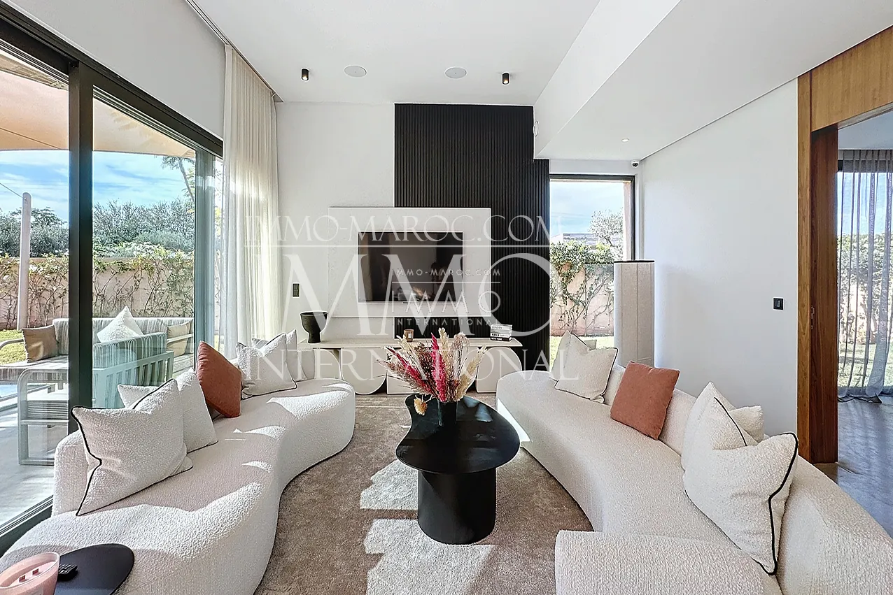 Villa contemporain a vendre en construction route ourika marrakech