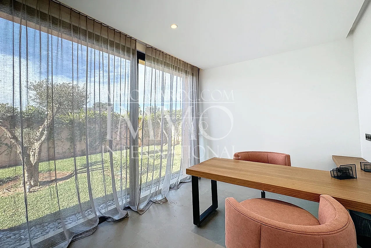 Villa contemporain a vendre en construction route ourika marrakech