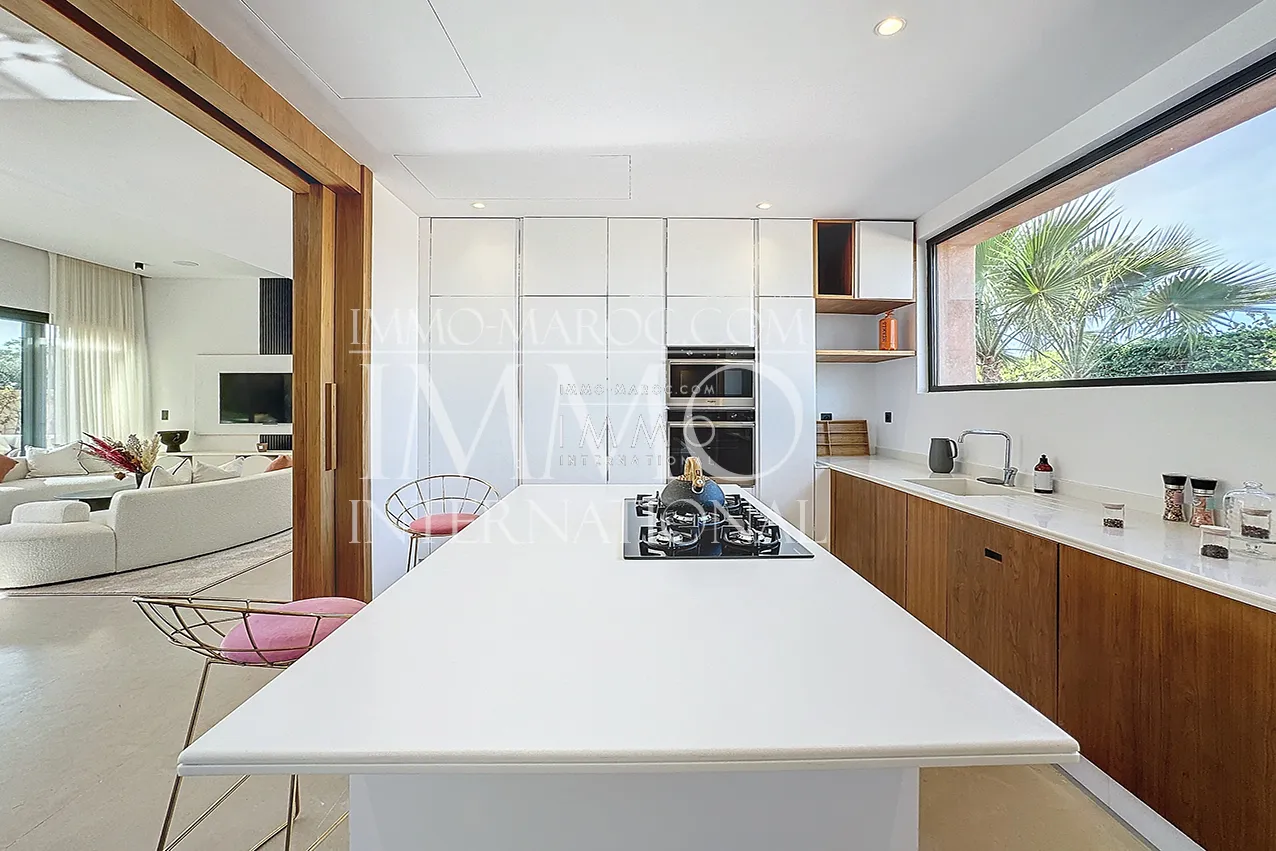 Villa contemporain a vendre en construction route ourika marrakech